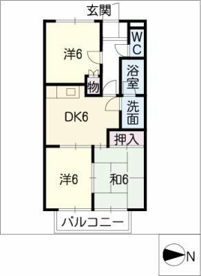 同じ建物の物件間取り写真 - ID:223029986766