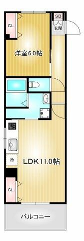 大脇ビル｜愛知県名古屋市北区若葉通３丁目(賃貸マンション1LDK・2階・39.63㎡)の写真 その2