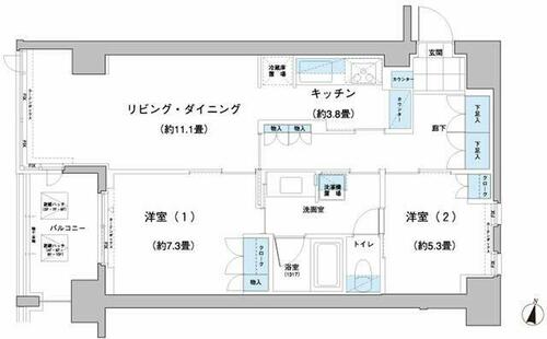 同じ建物の物件間取り写真 - ID:213103443217