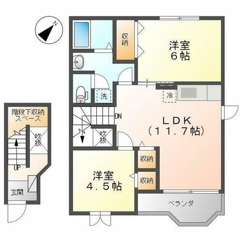 同じ建物の物件間取り写真 - ID:207001135116