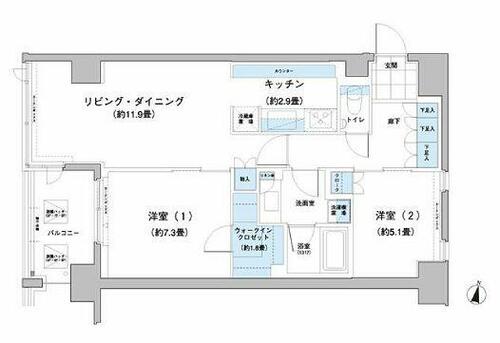 同じ建物の物件間取り写真 - ID:213103647755