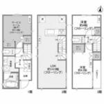 横浜市港北区綱島西４丁目 3階建 築2年のイメージ