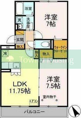 同じ建物の物件間取り写真 - ID:212042981433