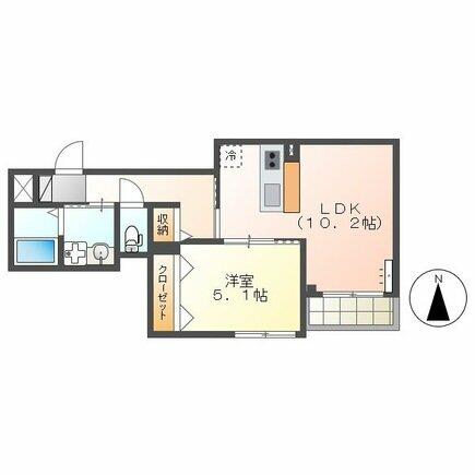 イーストガーデン｜千葉県千葉市中央区道場北１丁目(賃貸マンション1LDK・3階・40.50㎡)の写真 その2