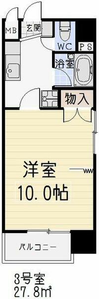 第２アイオーキャッスル 01003｜愛知県名古屋市北区平安１丁目(賃貸マンション1K・10階・27.80㎡)の写真 その14