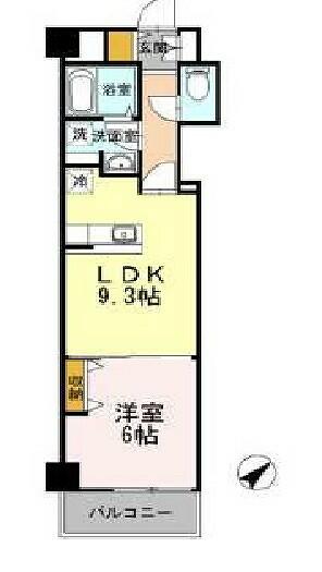 ヒルフラット大崎（Ｈｉｌｌ　Ｆｌａｔ　Ｏｓａｋｉ） 324｜東京都品川区大崎２丁目(賃貸マンション1LDK・3階・37.58㎡)の写真 その2