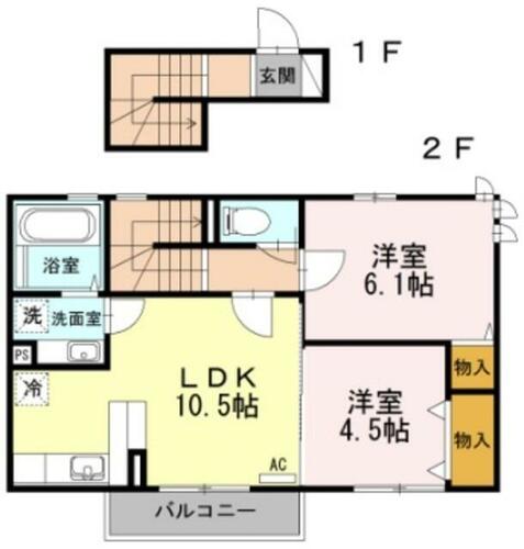 同じ建物の物件間取り写真 - ID:214054496414