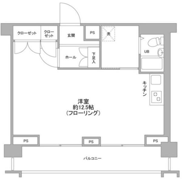 ジュネス青葉台｜神奈川県横浜市青葉区榎が丘(賃貸マンション1R・4階・31.28㎡)の写真 その2