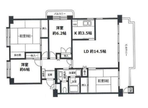 同じ建物の物件間取り写真 - ID:214054496560