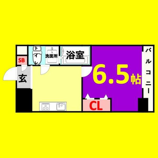 パルティーダ｜愛知県名古屋市北区平安１丁目(賃貸マンション1K・11階・24.82㎡)の写真 その2