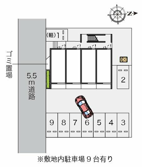 ヴァンヴェール宇栄原 202｜沖縄県那覇市字宇栄原(賃貸マンション1K・2階・23.50㎡)の写真 その13