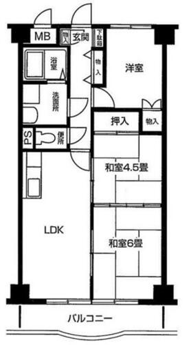 同じ建物の物件間取り写真 - ID:214055401485