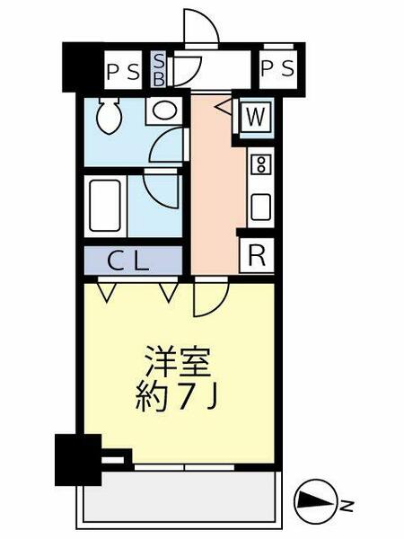 スカイコートパレス大島｜東京都江東区大島７丁目(賃貸マンション1K・2階・25.35㎡)の写真 その2