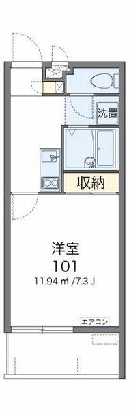 ＲＡＭＡ 202｜沖縄県中頭郡読谷村字古堅(賃貸マンション1K・2階・23.18㎡)の写真 その2