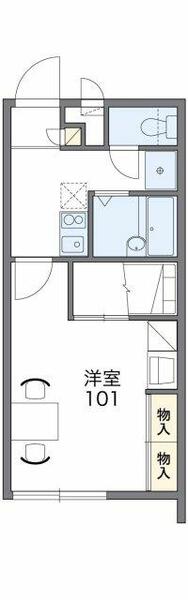 松本Ⅰ 205｜沖縄県沖縄市松本５丁目(賃貸マンション1K・2階・21.75㎡)の写真 その2