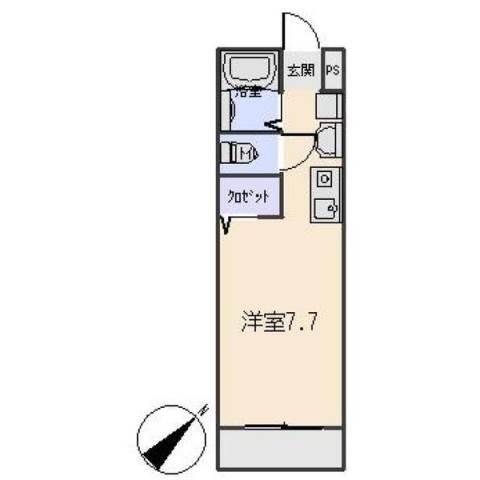 伝兵衛｜愛知県岡崎市若松町字伝兵衛屋敷(賃貸アパート1K・1階・22.68㎡)の写真 その2