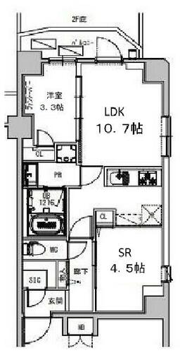 同じ建物の物件間取り写真 - ID:213101047888