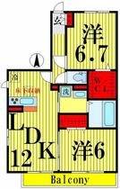 メゾンコンフォールＩＩＩ 101 ｜ 東京都足立区古千谷本町２丁目（賃貸アパート2LDK・1階・59.09㎡） その2