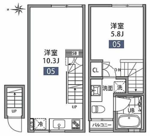 同じ建物の物件間取り写真 - ID:213103245247