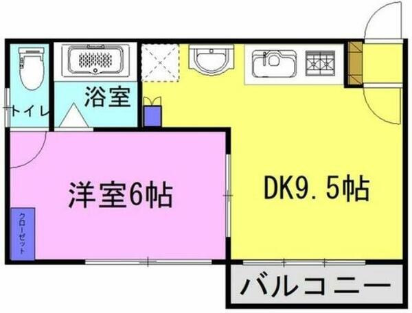 東京都新宿区四谷坂町(賃貸マンション1LDK・2階・32.80㎡)の写真 その2