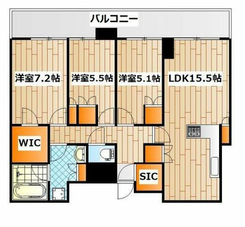 同じ建物の物件間取り写真 - ID:214052684644