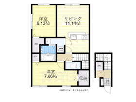 兵庫県明石市旭が丘（賃貸アパート2LDK・2階・65.00㎡） その2