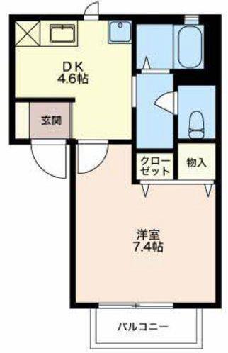 メゾンフローラＡ 105｜新潟県燕市佐渡(賃貸アパート1DK・1階・29.63㎡)の写真 その2