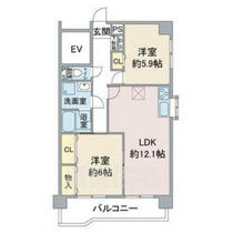 愛知県名古屋市南区弥生町（賃貸マンション2LDK・2階・59.25㎡） その2