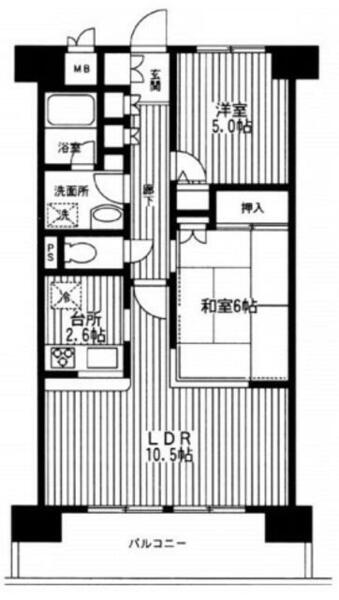 プリムベール南浦和｜埼玉県さいたま市南区文蔵２丁目(賃貸マンション2LDK・3階・55.00㎡)の写真 その2