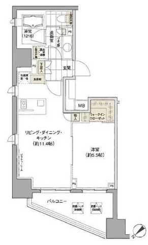 同じ建物の物件間取り写真 - ID:213108653105