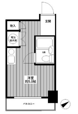 ライオンズマンション南池袋 608｜東京都豊島区南池袋２丁目(賃貸マンション1R・6階・14.84㎡)の写真 その2