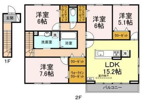 同じ建物の物件間取り写真 - ID:214055809480