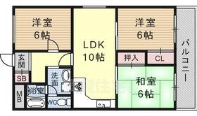 クレールド園田  ｜ 兵庫県尼崎市東園田町６丁目（賃貸マンション3LDK・2階・62.00㎡） その2