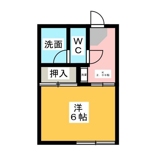 第３グリーンハイツ 102｜東京都八王子市大和田町６丁目(賃貸アパート1K・1階・18.00㎡)の写真 その2