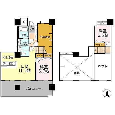 同じ建物の物件間取り写真 - ID:213101239259