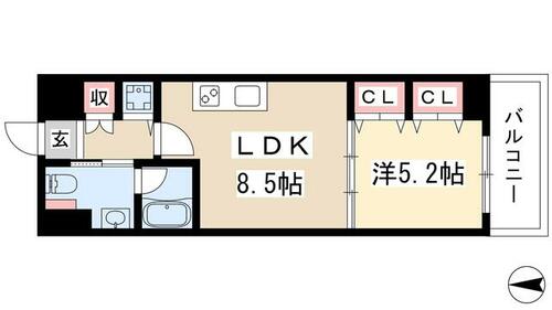 同じ建物の物件間取り写真 - ID:223032734318