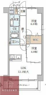 トリニティ豊中本町 204｜大阪府豊中市本町４丁目(賃貸マンション2LDK・2階・53.00㎡)の写真 その1