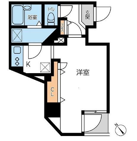 フォレシティ六本木 501｜東京都港区六本木２丁目(賃貸マンション1K・5階・30.54㎡)の写真 その2