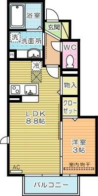 同じ建物の物件間取り写真 - ID:240027487154