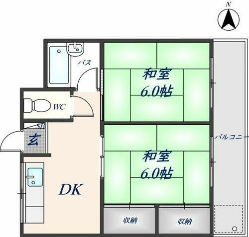 同じ建物の物件間取り写真 - ID:227081976948