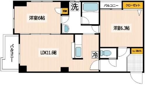 同じ建物の物件間取り写真 - ID:213100948222