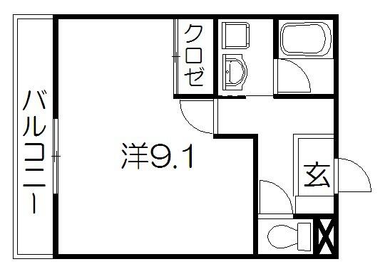 静岡県浜松市中央区三方原町(賃貸マンション1K・3階・28.95㎡)の写真 その2