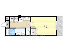 大阪府吹田市千里山東１丁目（賃貸マンション1K・4階・25.06㎡） その2