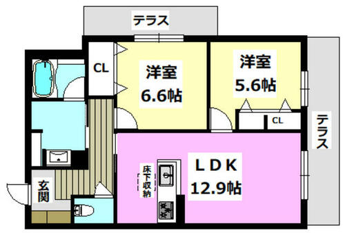 同じ建物の物件間取り写真 - ID:227080596739