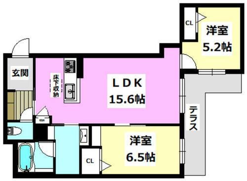 同じ建物の物件間取り写真 - ID:227080596775