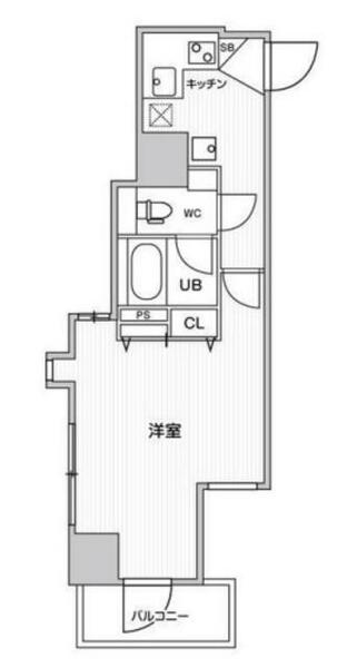 グラシアプレイス川崎駅前｜神奈川県川崎市川崎区駅前本町(賃貸マンション1K・4階・24.27㎡)の写真 その2