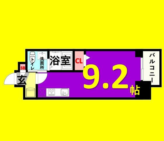 Ｓ－ＲＥＳＩＤＥＮＣＥ千種｜愛知県名古屋市千種区内山３丁目(賃貸マンション1K・2階・23.14㎡)の写真 その2