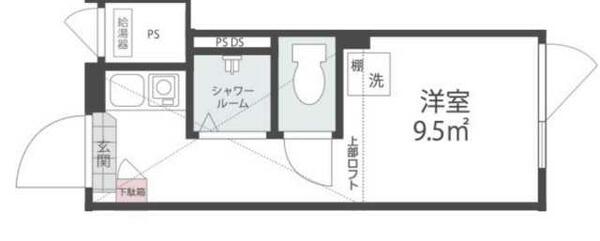 ノースヒル新宿ウエスト 202｜東京都新宿区北新宿２丁目(賃貸マンション1R・2階・9.50㎡)の写真 その2