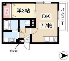 トルナーレ 201 ｜ 愛知県名古屋市北区金城２丁目（賃貸アパート1DK・2階・29.46㎡） その2