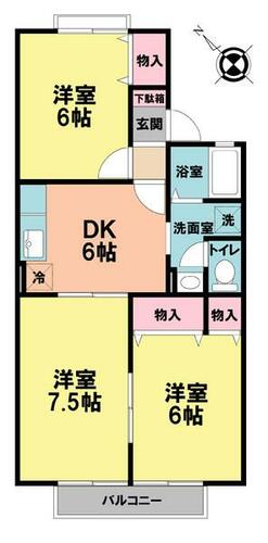 同じ建物の物件間取り写真 - ID:212041413145